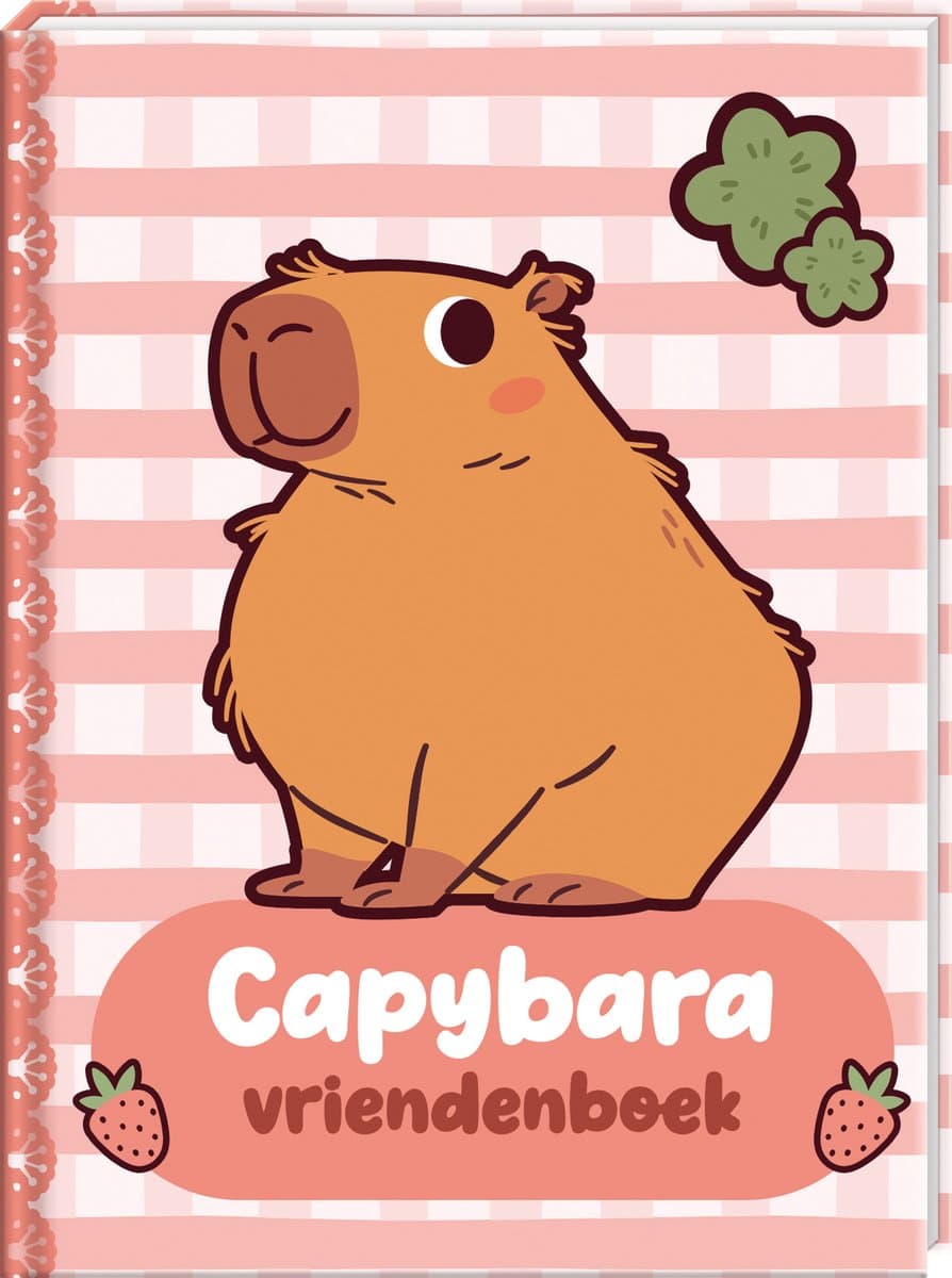 Vriendenboek Capybara - Kinderen - Hardcover - Dieren (EAN: 9789464329179): Een knuffelvriend die ook een boek is