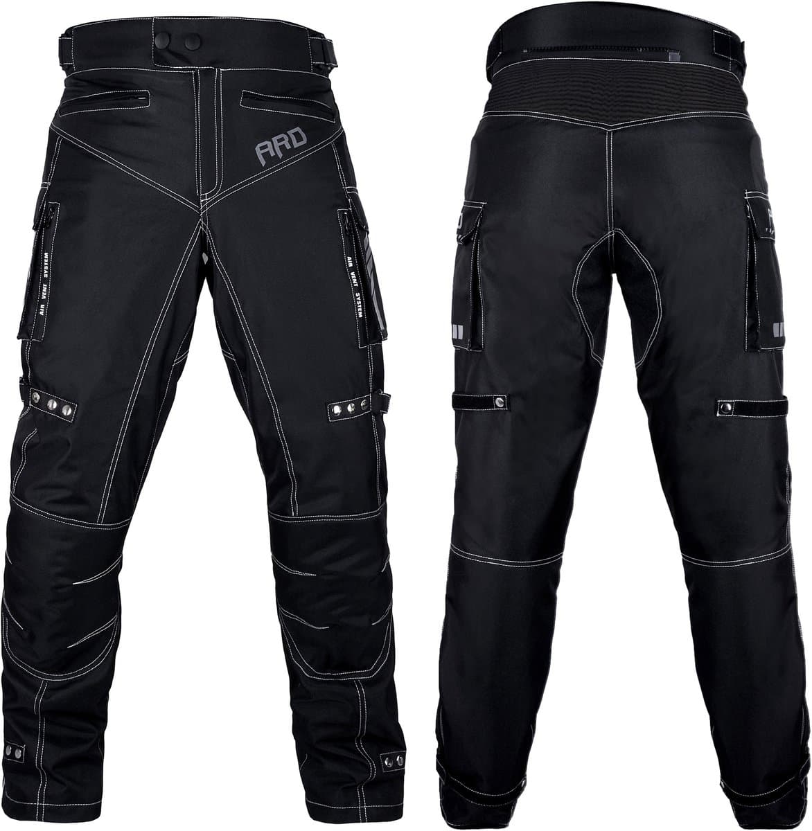 Motorbroek voor heren Dual Sport Motocross Motorbroek Rijden Overbroek Enduro Adventure Touring Waterproof CE Armored All-Weather - (Waist 40''-42'' Length 32'') - Motorcycle Pants Riding Overpants Enduro Waterproof CE Armored All-Weather (EAN: 60...