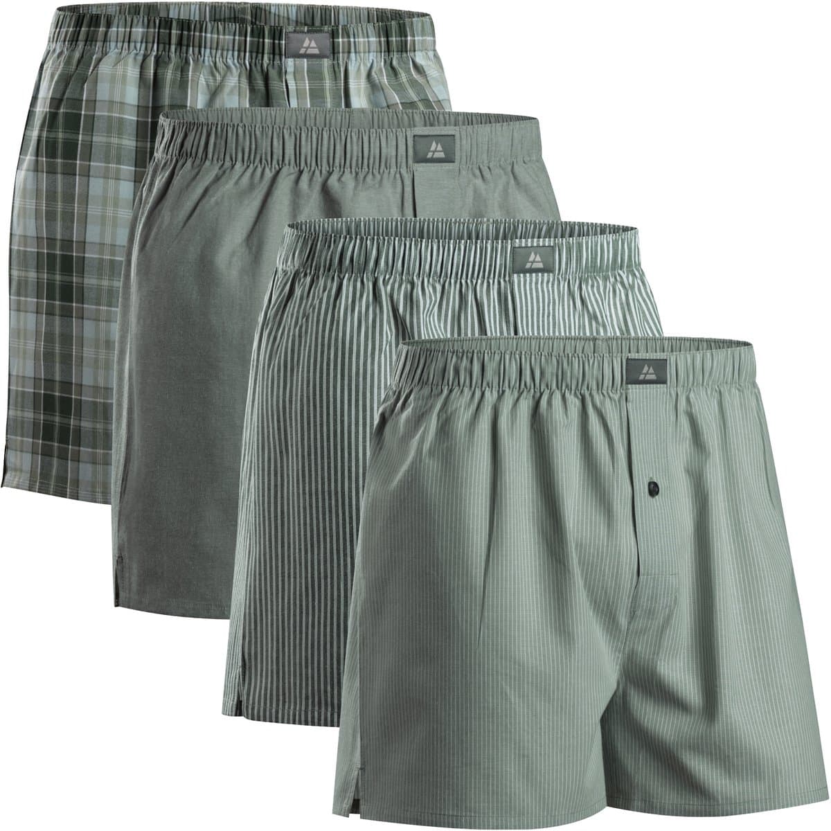 DANISH ENDURANCE Losse Boxershorts biologisch katoen Heren Ondergoed - Knoopgulp - 4-pack - Groen/Gestreept Mix - Maat XXL (EAN: 5713205028636): 👀 Waarom ik deze boxershorts uit de kast haalde