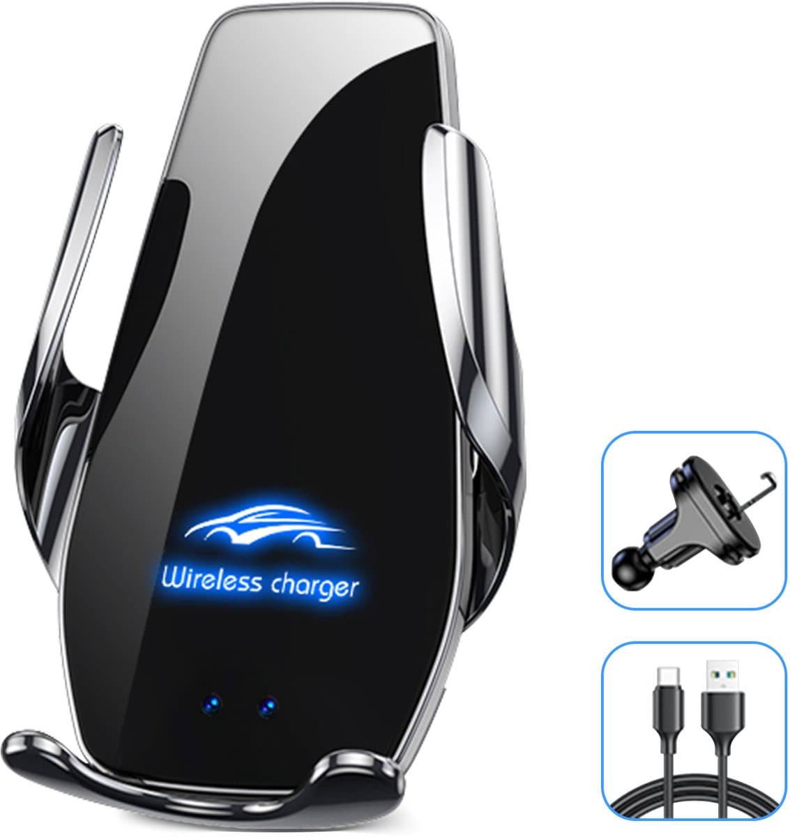 NEUE DAWN - Draadloze Oplader Auto - Telefoonhouders auto voor ventilatie rooster Inductief - Voor Samsung S25/S24/S23/S22/S21 reeks - Voor iPhone 17/16/15/14/13/12/11 reeks Android Autolader houder Telefoon Auto (EAN: 4255611501002): **Eerste Ind...