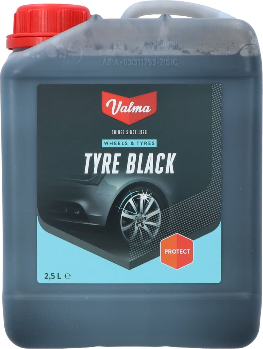 Valma Bandenzwart – Geeft diepzwarte langdurige glans - Voor autobanden of rubberen vloermatten - Oplosmiddelen vrij - 2,5 Liter (EAN: 8711293392643): Waarom ik dit product uitprobeerde