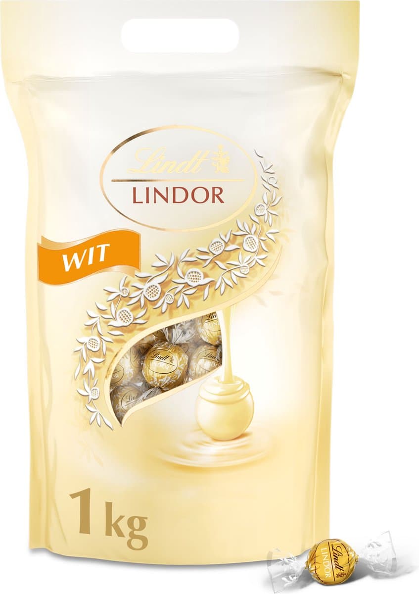 Lindt LINDOR Witte chocolade bonbons 1kg - 80 chocolade bonbons (EAN: 8003340802534): Waarom witte chocolade 🤔