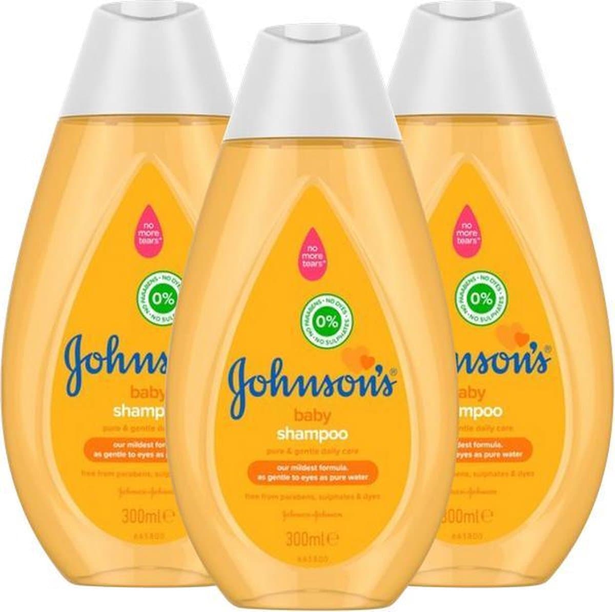 Johnson's - Baby Shampoo - 3 x 300 ml - Voordeelverpakking (EAN: 8719979752736)