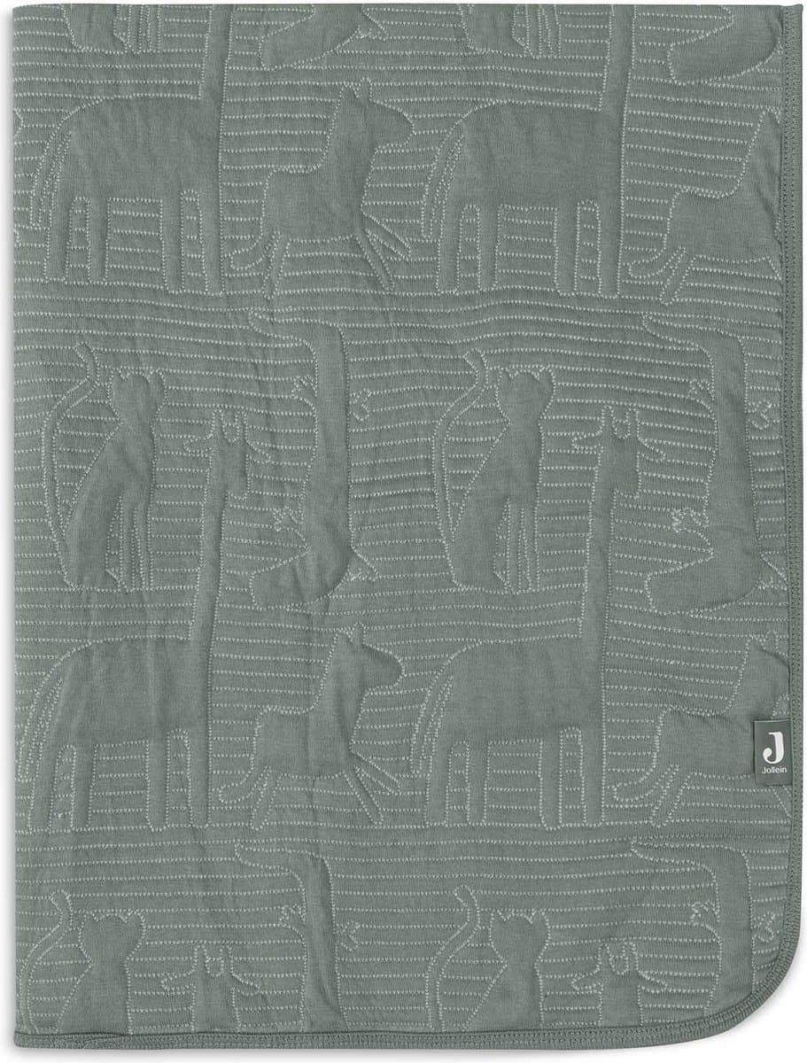 Jollein - Deken Ledikant 100x150cm - Dekentje Baby - Jungle Jambo Ash Green/Laurel (EAN: 8717329387775): 🎯 Waarom ik meteen verliefd werd