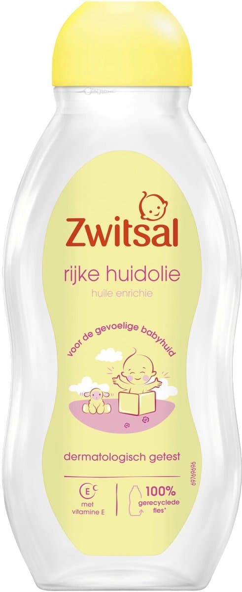 Zwitsal Avocado Rijke Huidolie - Met avocado-olie en vitamine E - 200ml (EAN: 8720181396007)