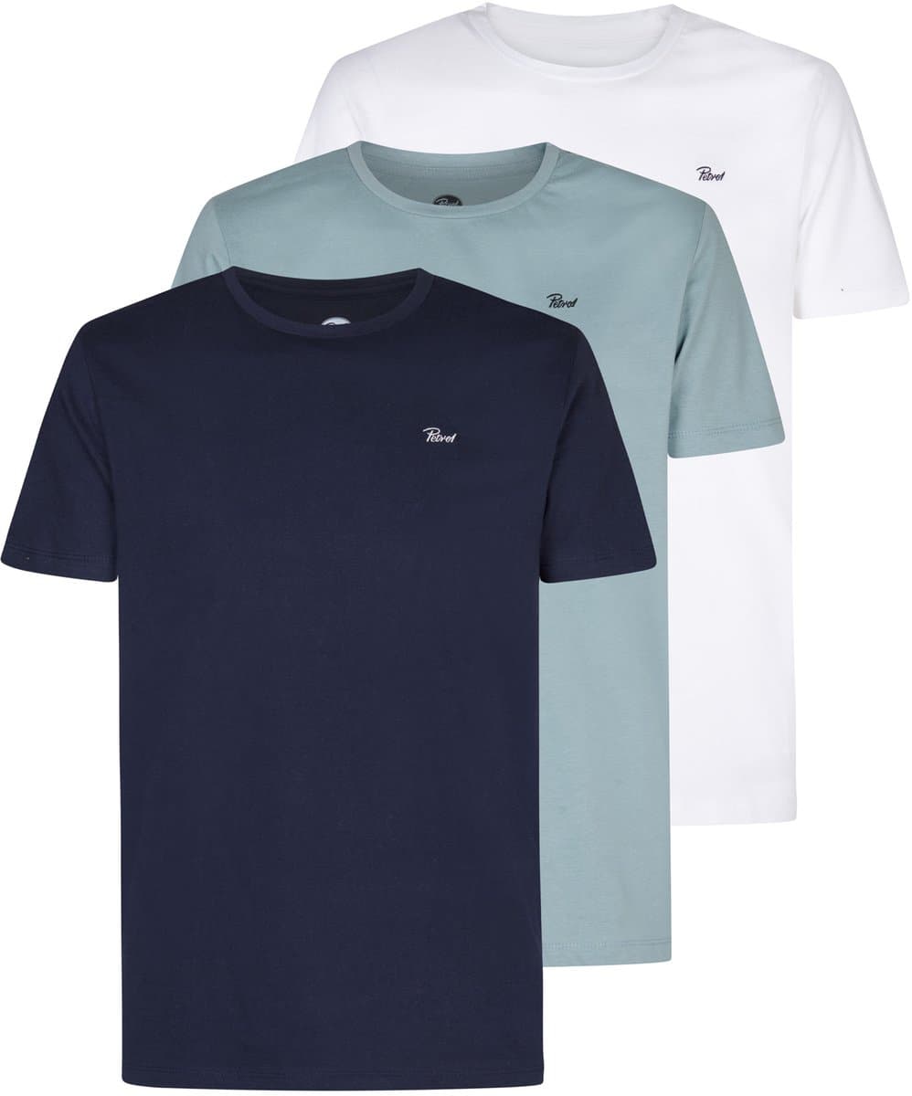 Petrol Industries Heren T-shirts 3-Pack - Ronde Hals - Korte Mouw - Katoen - Regular Fit - Multipack van 3 stuks - - Maat L (EAN: 8721112114547): Wat maakt deze T‑shirt zo bijzonder