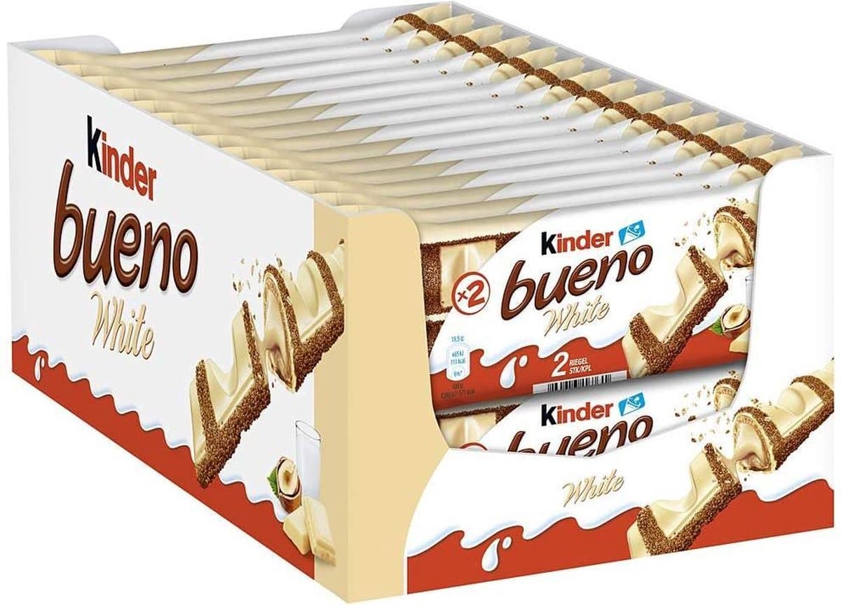 Kinder Bueno White chocolate - 30 x 43 gram (EAN: 8720165514205): Waarom ik er überhaupt over schrijf
