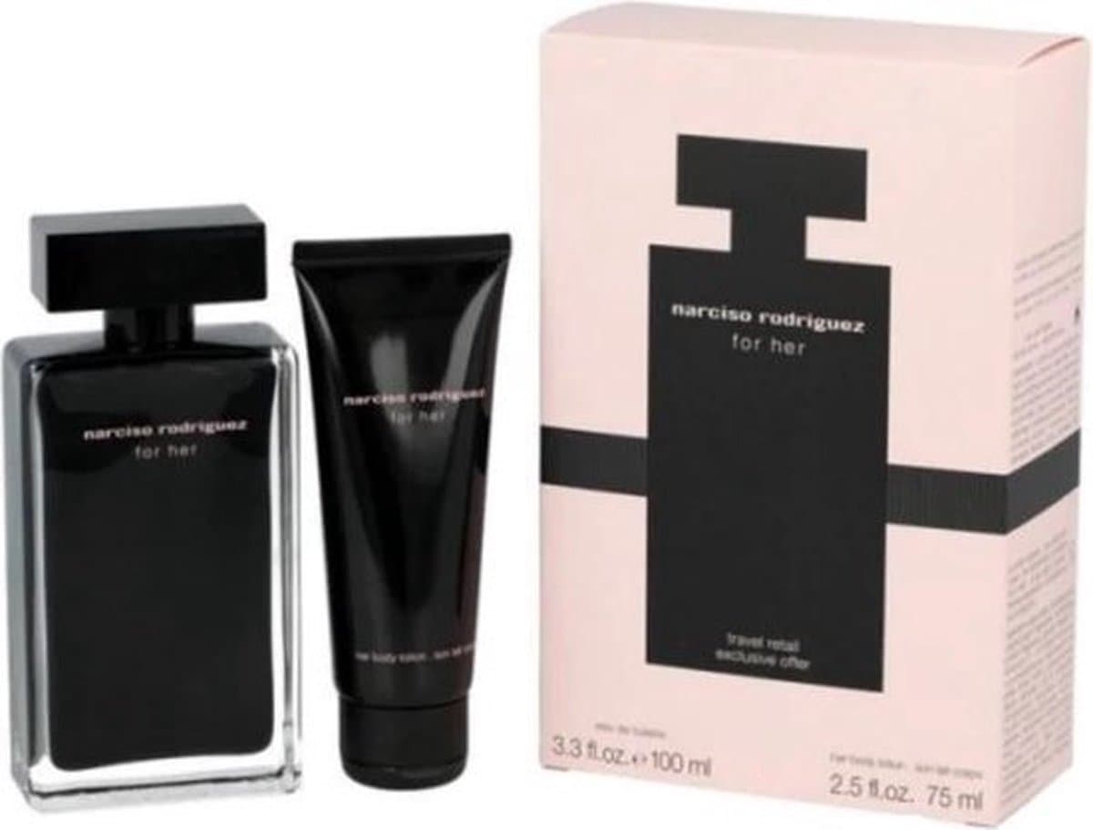 Narciso Rodriguez for Her Geschenkset - Eau de Toilette + Bodylotion (EAN: 3423478559752): 🌟 Wat maakt dit set zo bijzonder