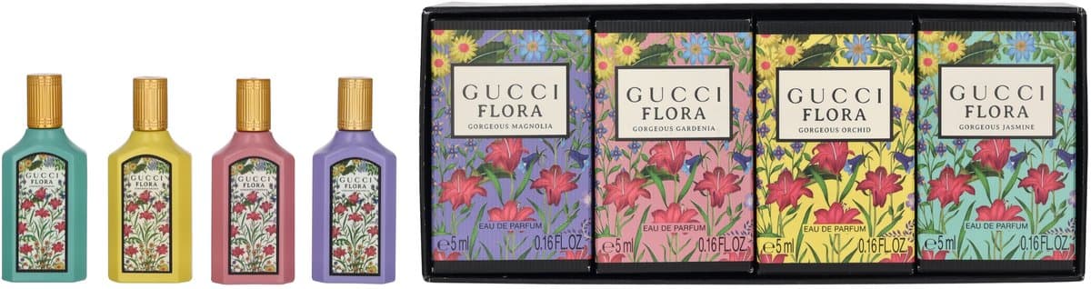Gucci Flora Miniature Giftset 20 ml - 4x5ml - Edp Spray (EAN: 3616305266934)
