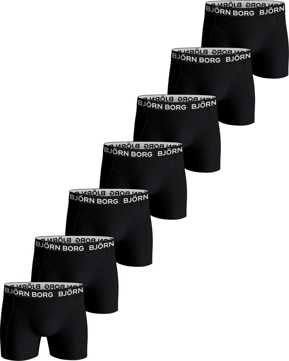 Björn Borg Cotton Stretch Boxershort Heren - Zwart - 7 stuks - Heren onderbroeken - Boxer - Maat L (EAN: 7321465653772): 🎯 Waarom onderbroek kiezen (En waarom het niet alleen om comfort gaat)