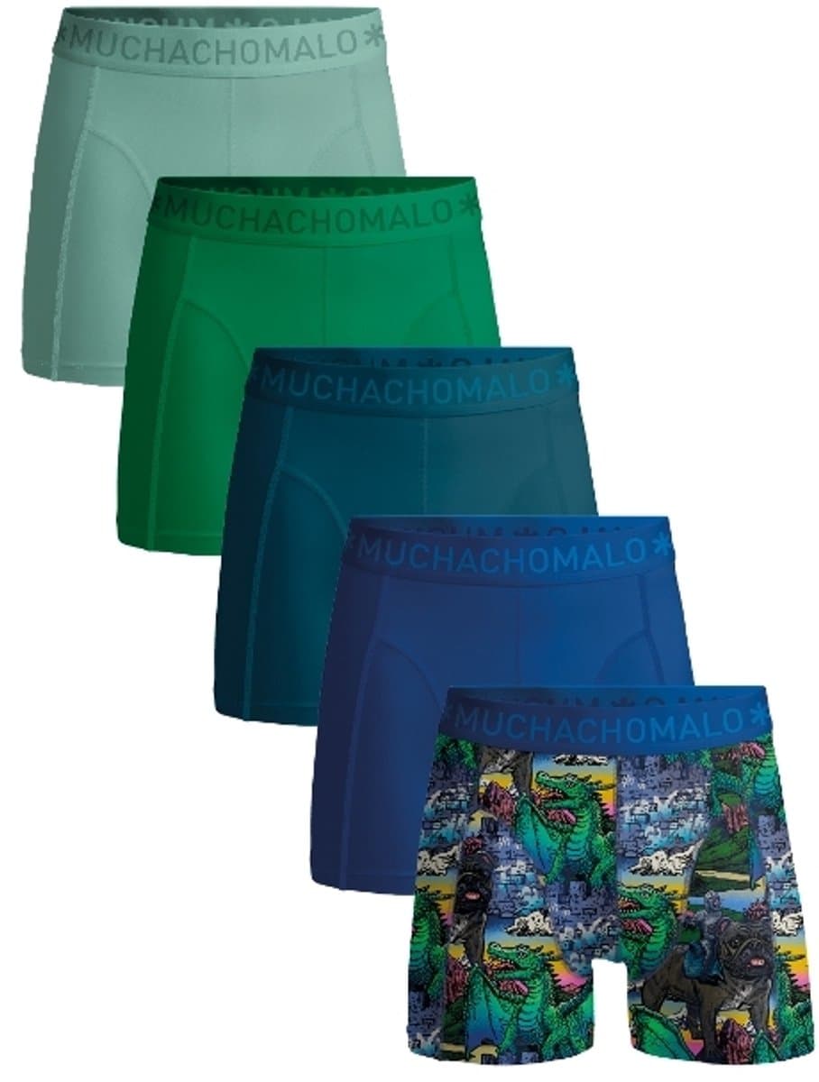 Muchachomalo – Boxershort Heren – 5 Pack – Katoenen Ondergoed – Normale Lengte – Onderbroeken Heren – Boxershorts (EAN: 8720594575532): Waarom ik er meteen naar keek