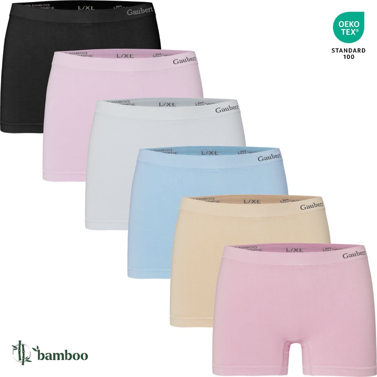 6-Pack Dames Bamboe Naadloos Ondergoed - Boxershorts - Shorts - Effen - Maat 2XL/3XL - 3103-Mix (EAN: 8721101709389): **Wat zeggen de mensen**