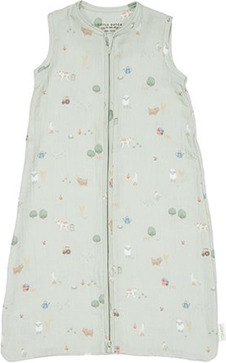 Slaapzak zomer hydrofiel 70 cm - Groen - Little Farm (EAN: 8720847024008): Wat maakt deze slaapzak uniek