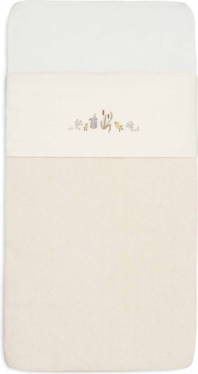 Jollein - Baby Laken Wieg - 75x100cm - Babybed - Katoen - Riverside (EAN: 8717329387867)