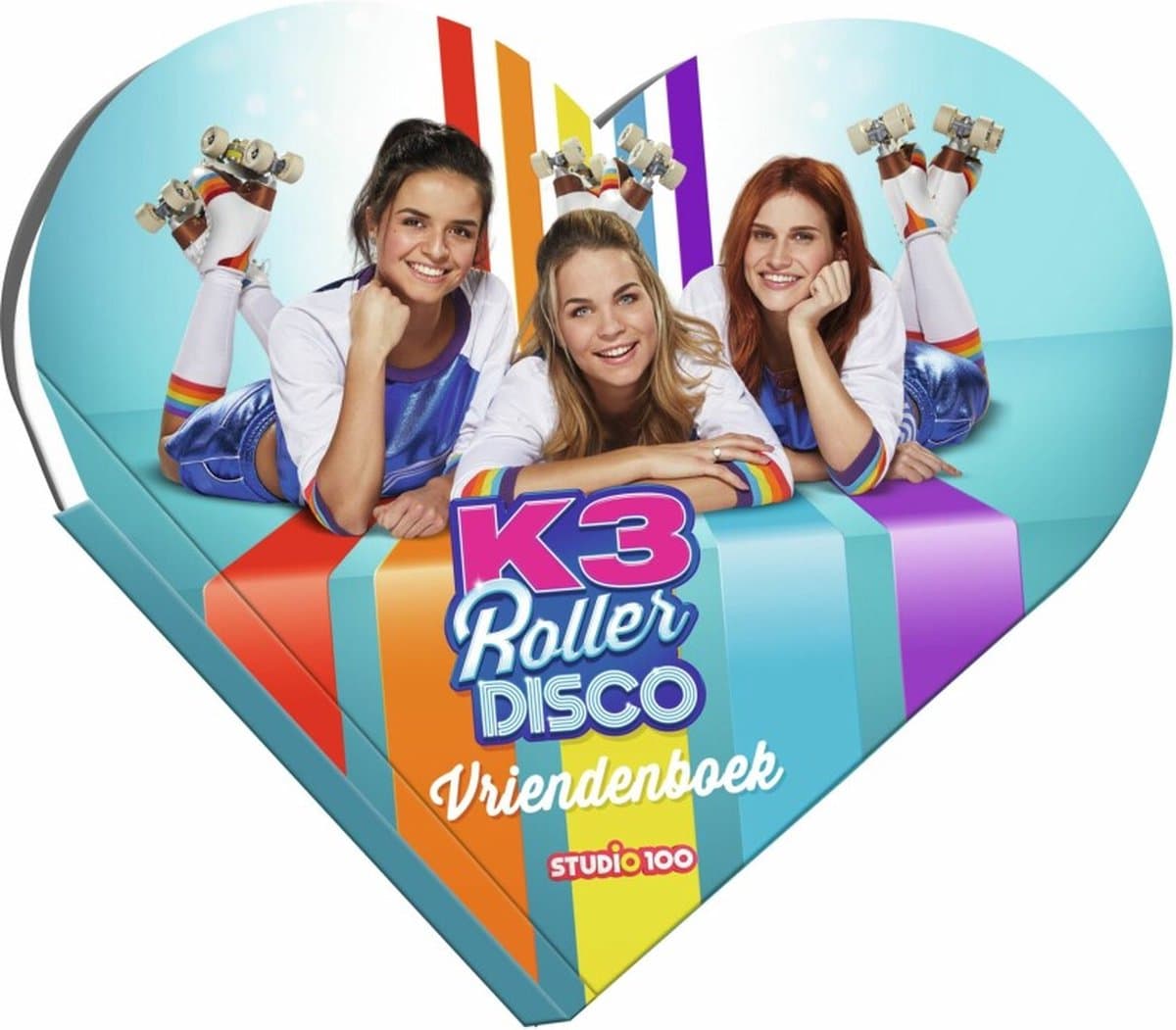 Studio 100 Vriendenboek K3 Roller Disco 21 X 25,5 Cm Blauw (EAN: 9789462773691)