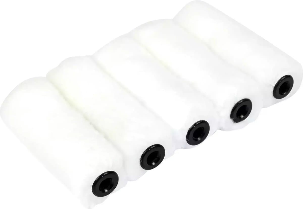 Benson Lakroller vilt - 10 cm breed - 5 stuks - voor terpentine- en waterverf - superstrak resultaat (EAN: 8721178203339): De zoektocht naar de perfecte finish