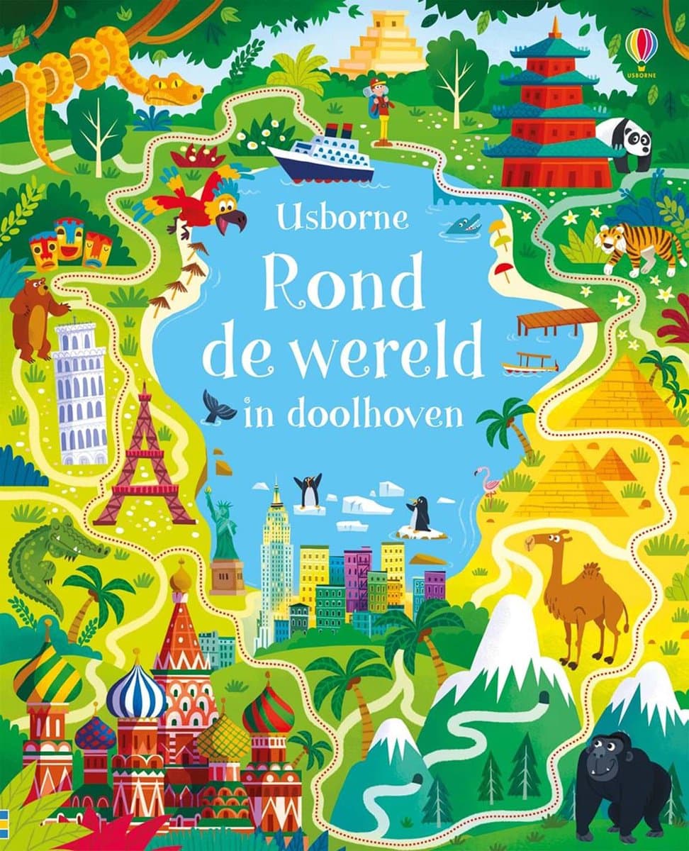 Rond de wereld in doolhoven - logische puzzels - maze (EAN: 9781474951432)