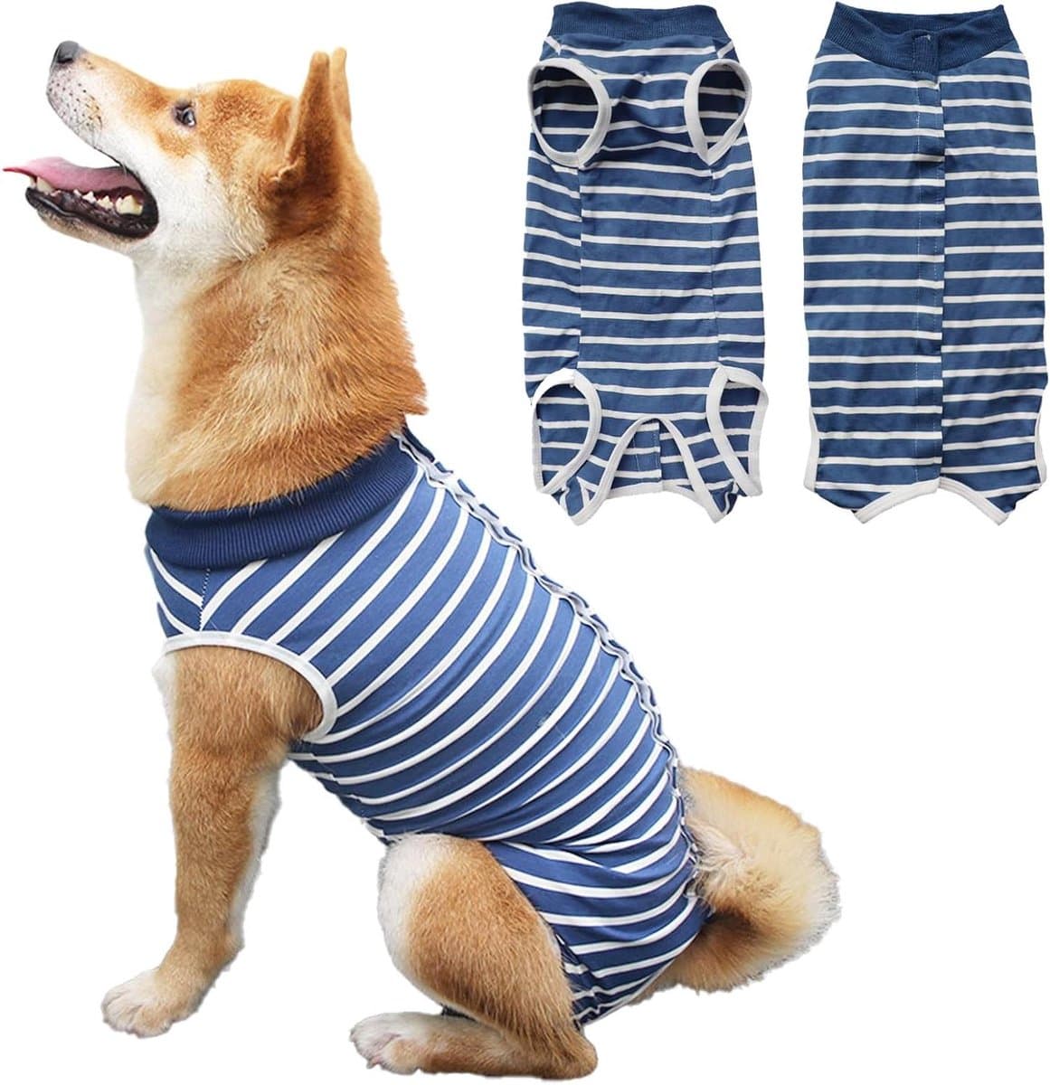 Herstelpak voor honden - 2 stuks - verstelbaar postoperatief rompertje - blauw - huisdier medische kleding (EAN: 8785346415634): Waarom dit rompertje een must-have is 💙