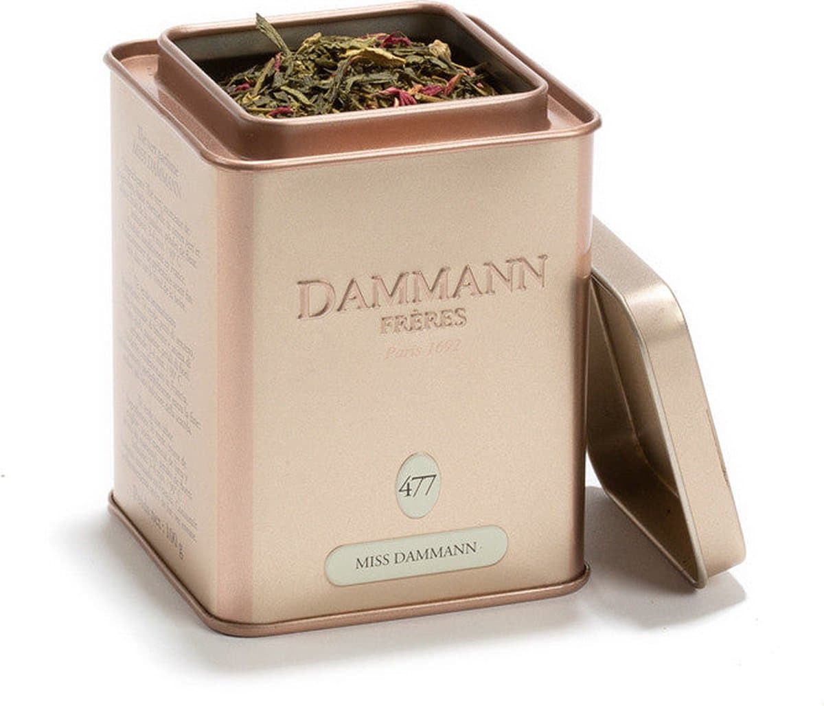 Dammann Frères - Miss Dammann - 100 gram losse groene thee met gember en vruchten (EAN: 3259920047436)