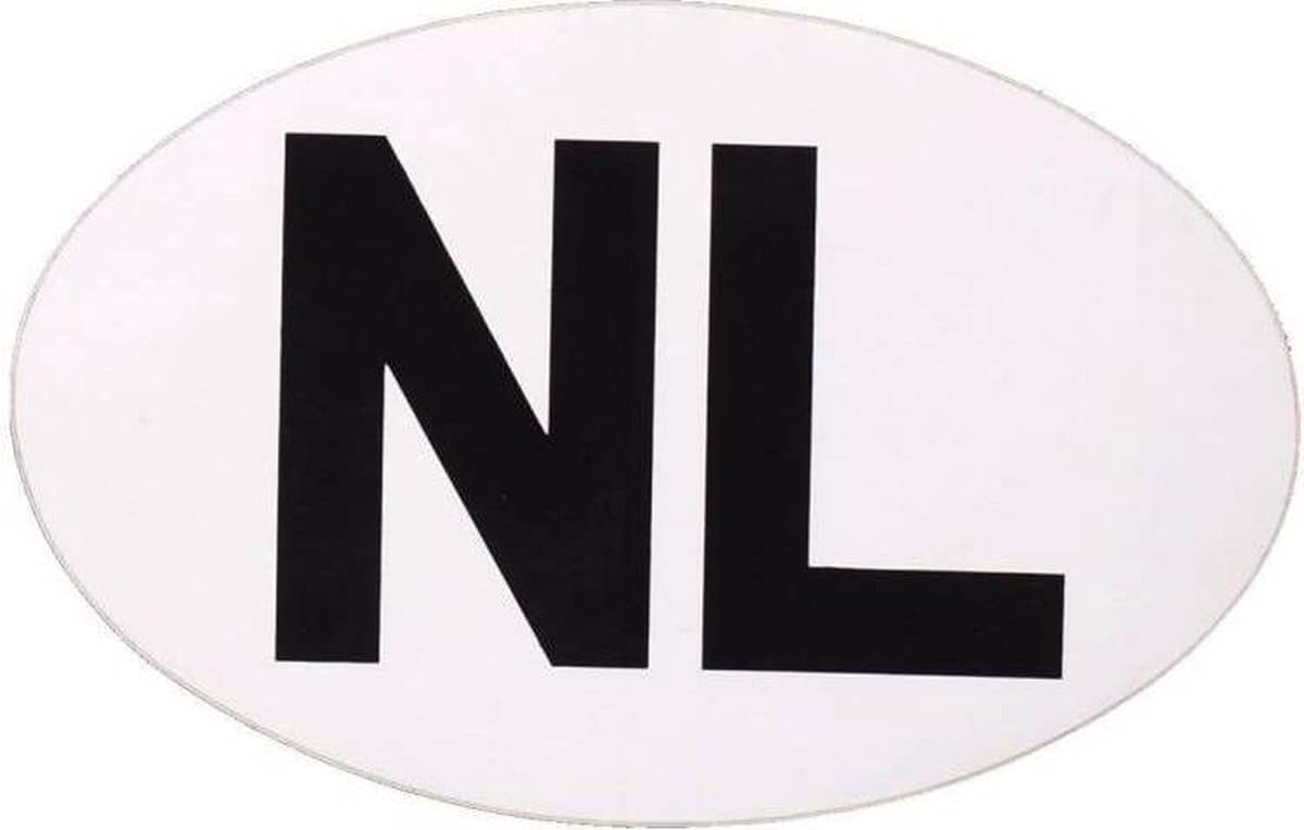 Topgear NL Sticker Wit Zwart ORIGINEEL (EAN: 8719304033134)