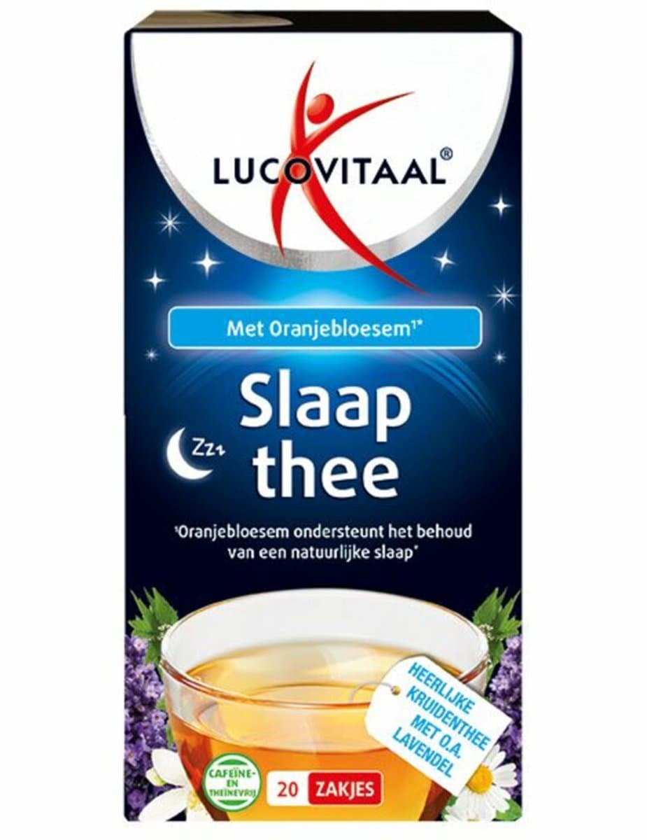 Lucovitaal Slaap Thee Vegan - 3 x 20 stuks - Voordeelverpakking (EAN: 8721333573543)