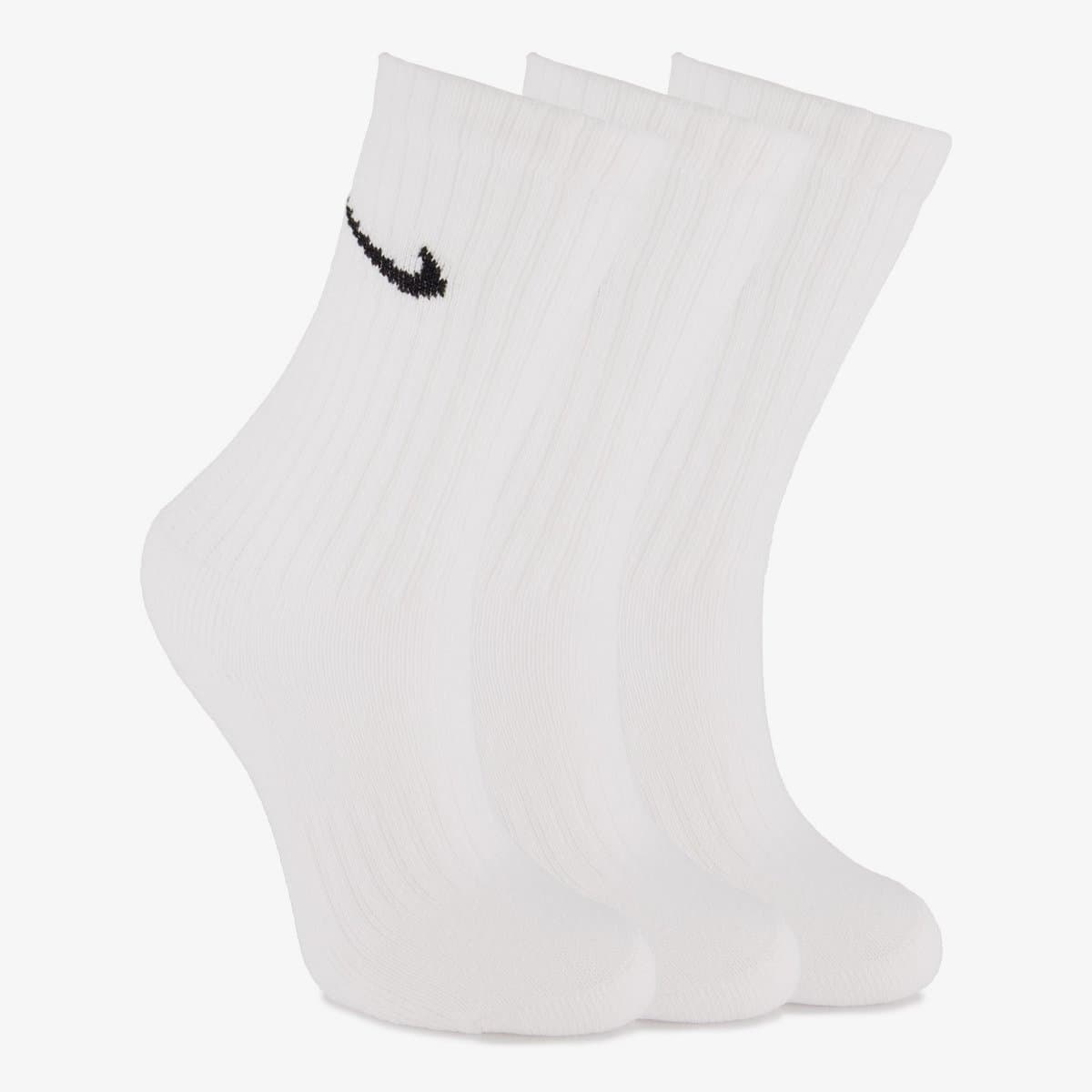 Nike 3 Pair Crew Sock - Sportsokken - Algemeen - Maat 34 - 38 - Wit (EAN: 0685068095412)