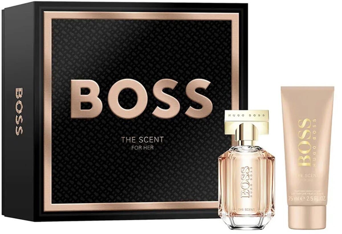 Hugo Boss The Scent - Giftset For Her - 50 ml Eau de Parfum + 75 ml Bodylotion (EAN: 3616305439574)