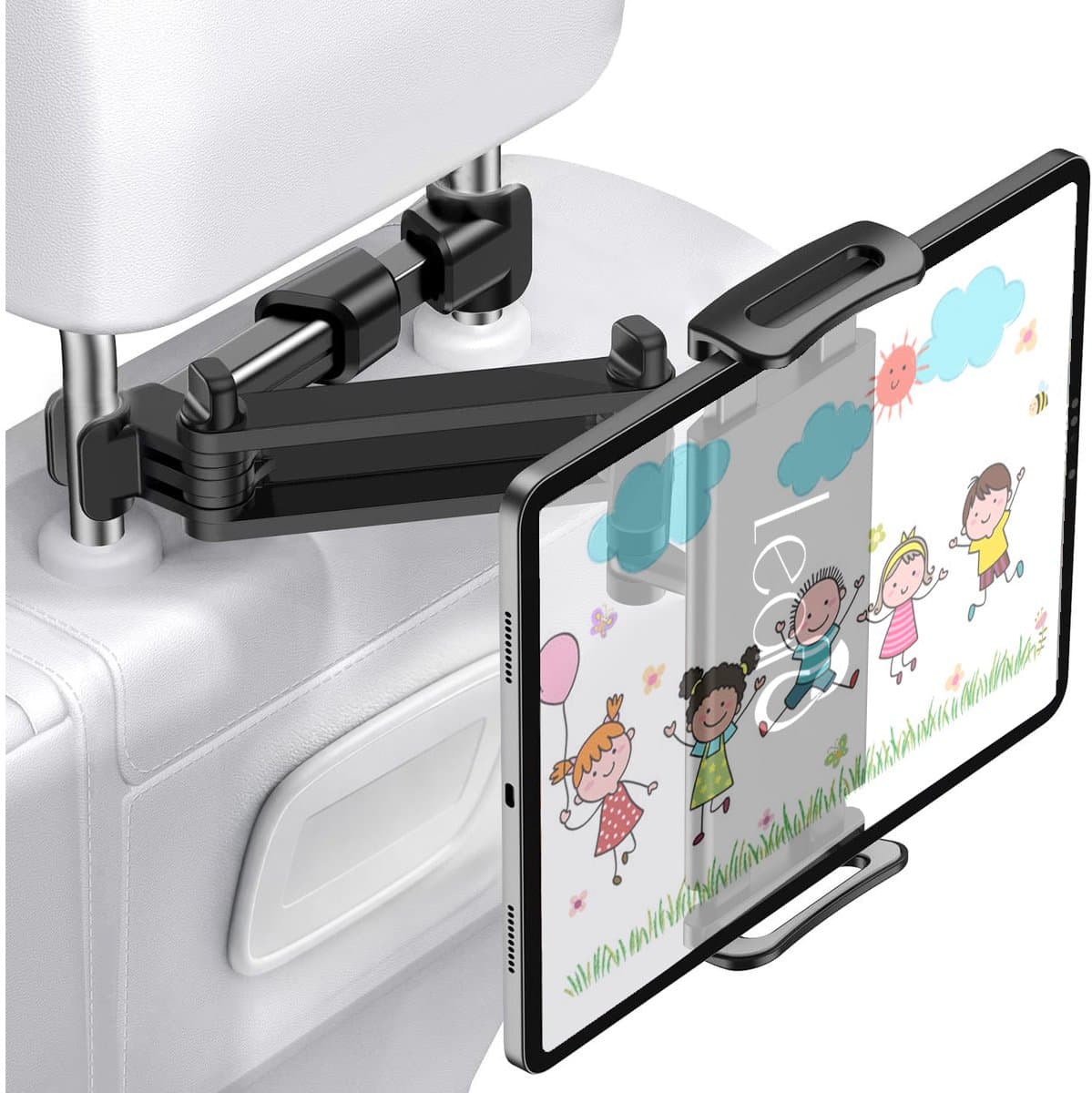 LeafU Tablet houder auto hoofdsteun - Geschikt voor Ipad en Telefoon - 360° Draaibaar - Universeel - Auto Accessoires - Zwart (EAN: 8719325733402): Waarom ik meteen enthousiast werd