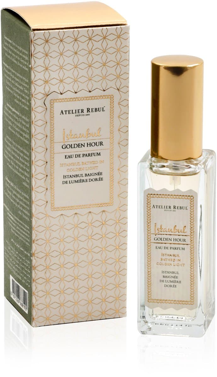 Atelier Rebul Istanbul Golden Hour - Eau de Parfum (12ml) - Oriëntaalse & Gourmand Geur - Unisex Parfum voor Man & Vrouw (EAN: 8691226668192)