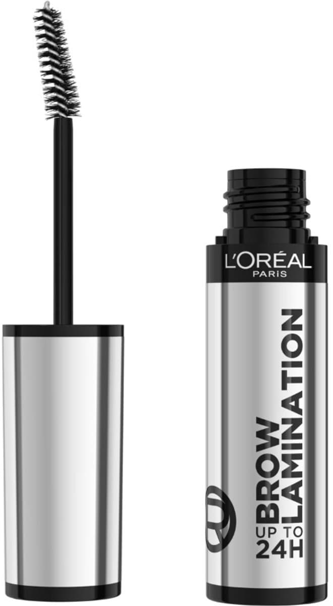 L'Oréal Paris Brow Lamination stylingsgel - transparante wenkbrauwgel - tot wel 24 uur een gelamineerde wenkbrauwlook - sterke fixatie - 6ml (EAN: 3600524136987): De Brow Lamination Look Is het de hype waard