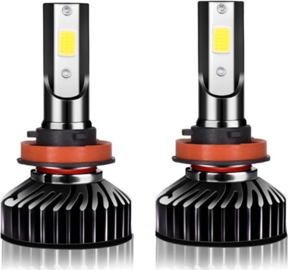 H8 | H9 | H11 | LED Lampen 14000 Lumen (Set 2 stuks) - CANbus Helder Wit 6500K | 72W | EMC COB | Anti storing | Dimlicht | Grootlicht & Mistlicht | Auto | Motor | Scooter Koplampen | Lamp | Autolamp | Autolampen | Car licht | / 6000k (EAN: 7434200...
