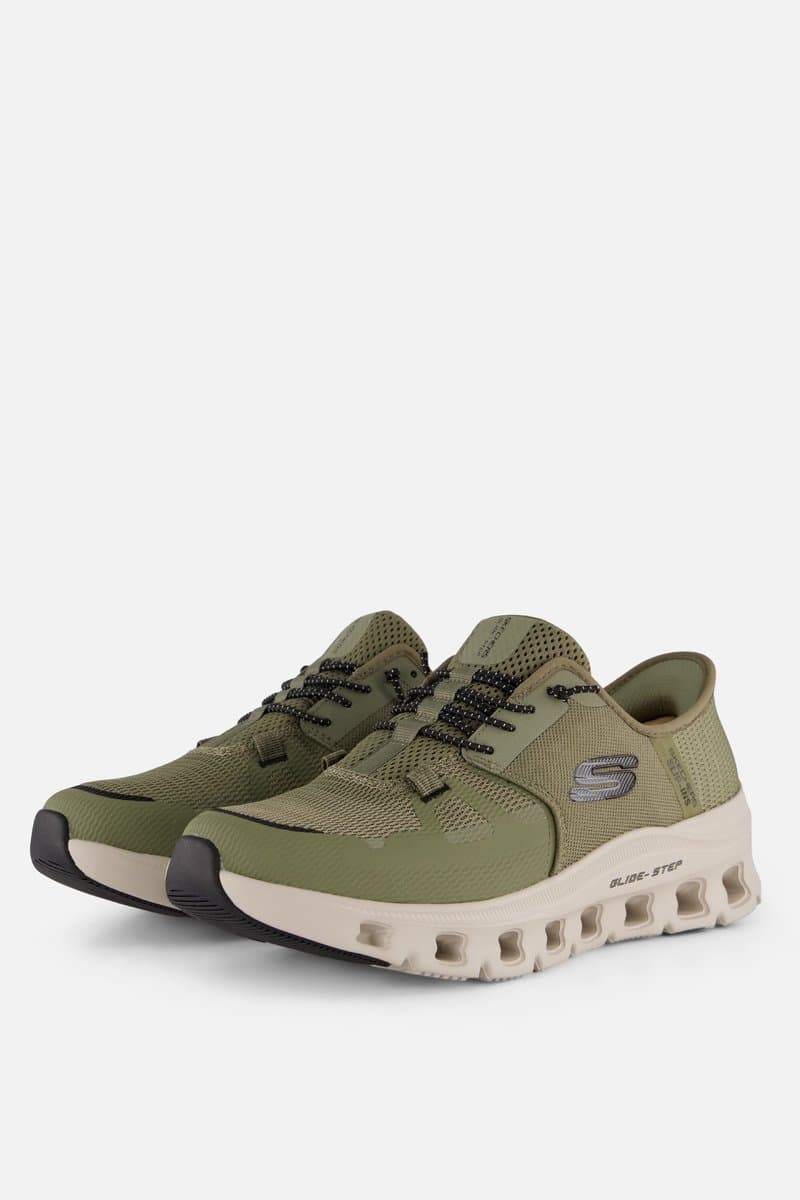 Skechers GLIDE-STEP PRO Heren Instappers - Olijf (EAN: 0197976747449)