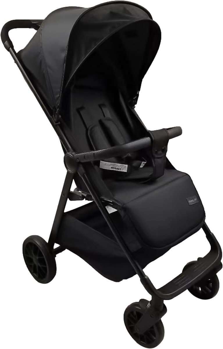 MamaLoes Cato Zwart Shopper Wandelwagen (EAN: 8721003406942): **Compact, maar toch superpraktisch**