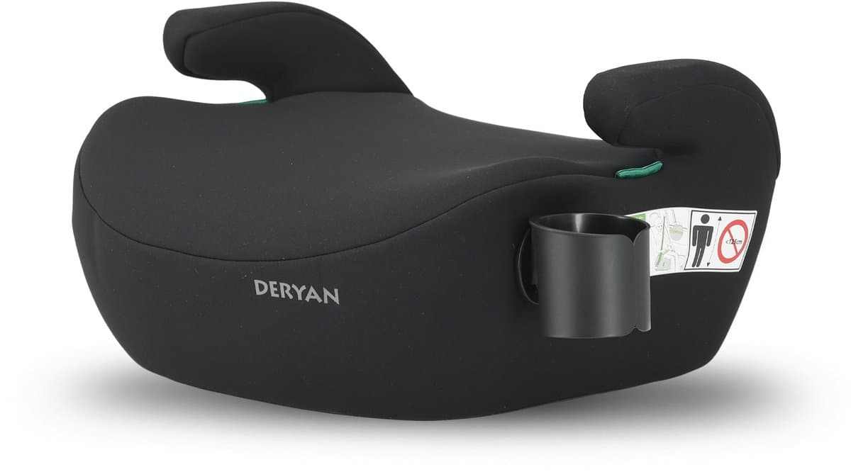 Deryan Cody Basic I-Size Autostoel Zitverhoger - 22-36 kg, 125-150 cm - Brede en Comfortabele Zitting met Zacht EPE-schuim - Met Armleuningen (EAN: 8721249883064)