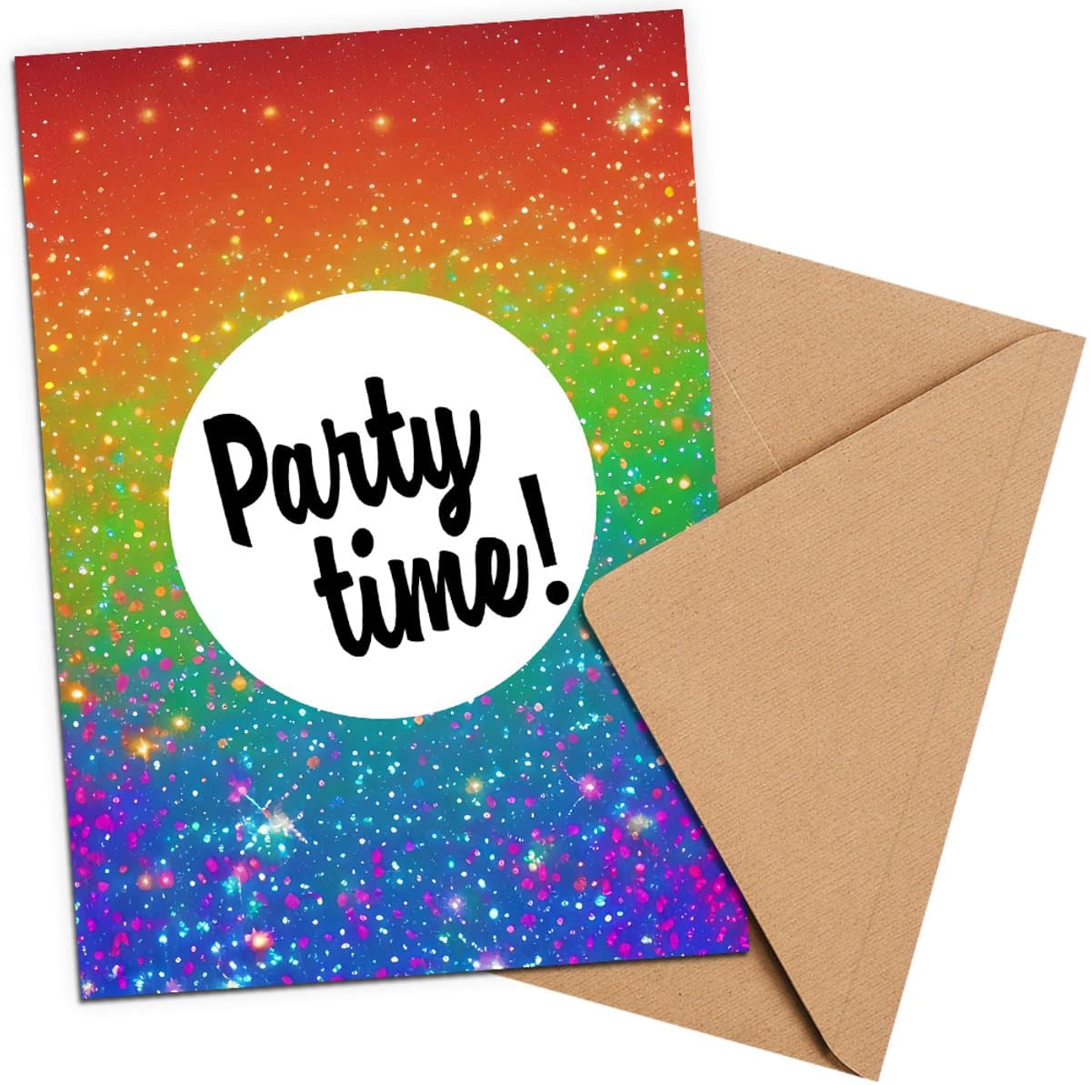 Uitnodiging kinderfeestje + Enveloppen 10 stuks - Thema Party - Beschrijfbaar - Uitnodigingskaarten - Uitnodiging verjaardag - uitnodiging verjaardag feest - Uitnodiging kinderfeestje Jongen of Meisje - Uitnodiging feestje - uitnodigingen (EAN: 87...