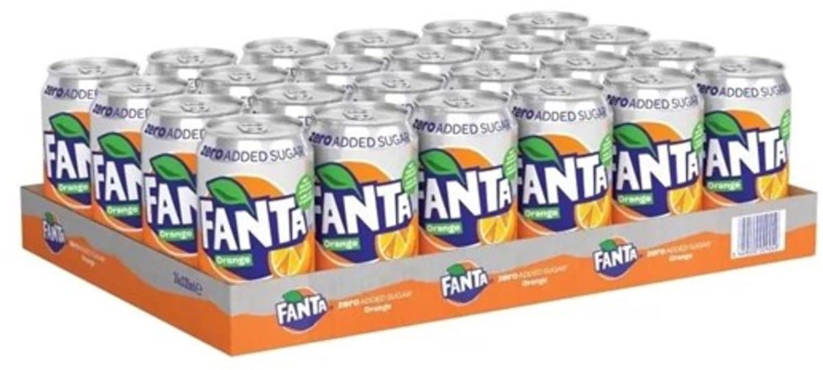 Fanta Orange Zero Blikjes Tray - 24 x 33cl (EAN: 5000112587593): 📦 Hoe was de levering