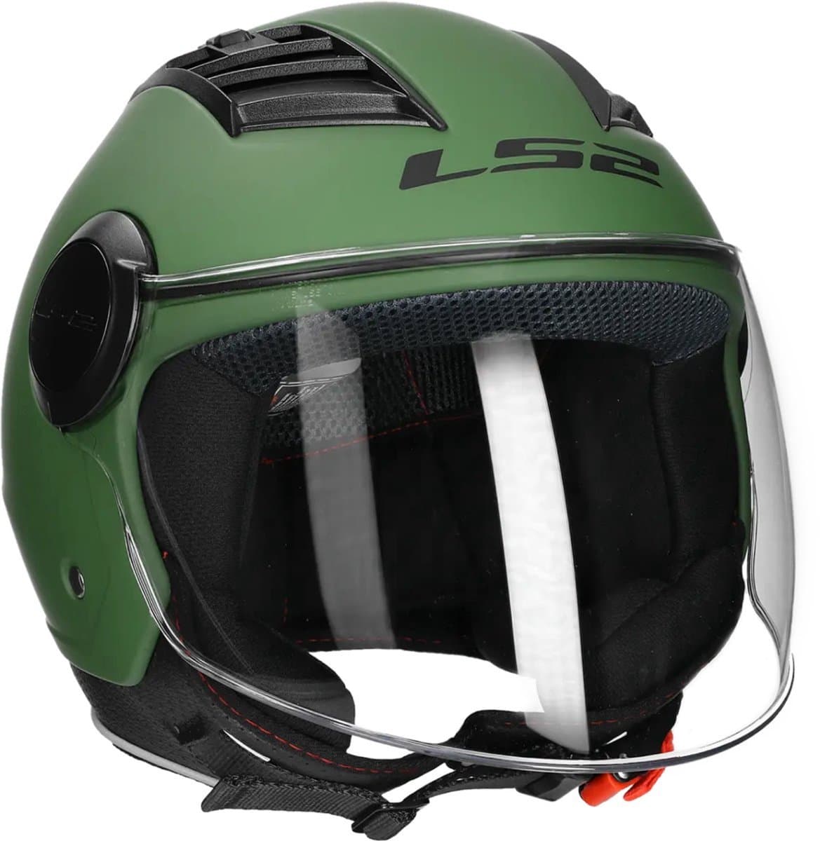 LS2 Jethelm Airflow mat groen maat S (EAN: 6958639494681)
