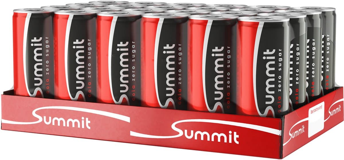 Summit Cola Zero 0,25ltr x 24 blikjes (EAN: 8722200964655)