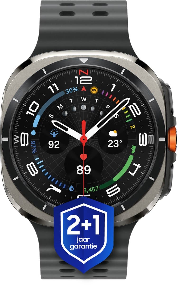 Samsung Galaxy Watch Ultra (2025) - Smartwatch - 47mm - E-simkaart - Titanium Zilverkleurig + 1 jaar extra garantie (EAN: 8806097802839): Wat de community al vertelde