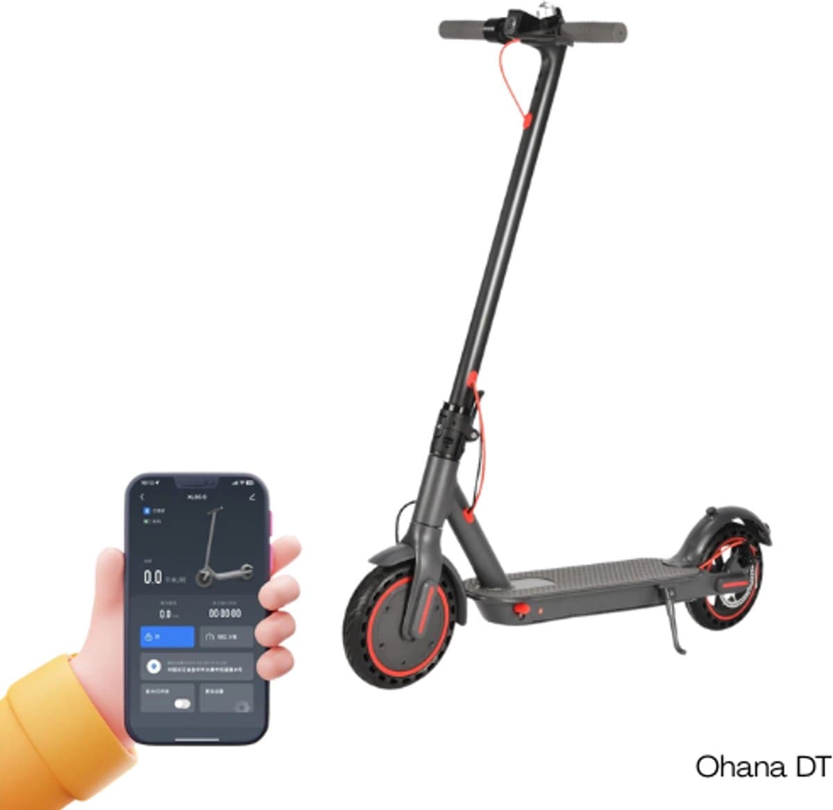 Sunnigoo Ohana DT Elektrische Step - 30 km/u - 25-30 km actieradius - opvouwbaar (EAN: 8721398153377)