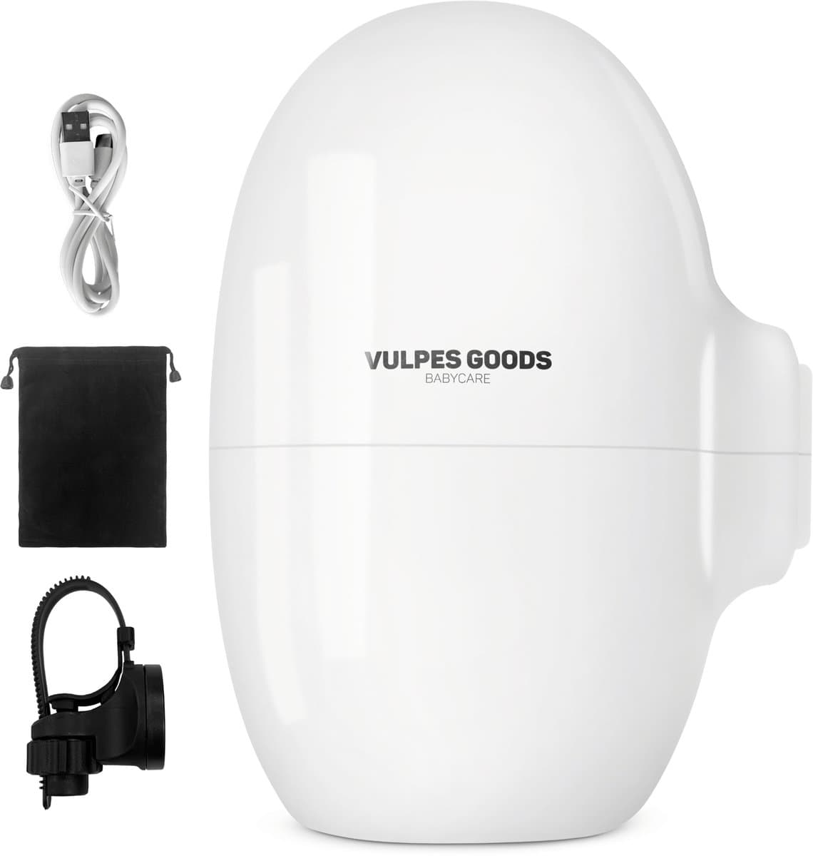 Vulpes Goods® BabyCare - Baby Rocker voor Kinderwagen - Baby Swing - Babywipstoel - Automatisch Schommelen - Incl. Reistas - PRO Versie (EAN: 8720938984846)