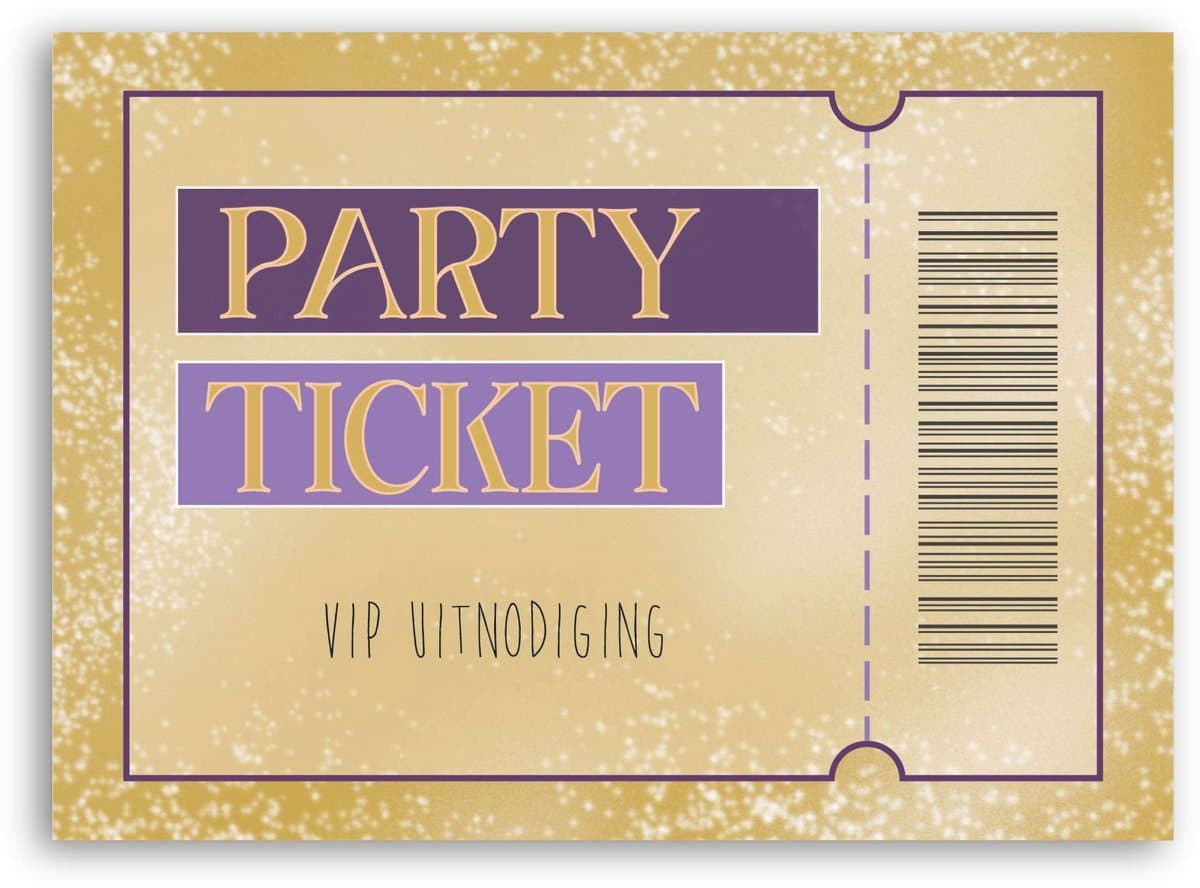 Uitnodiging kinderfeestje meisjes - 12 stuks - Enkele kaart - Verjaardagsfeestje party ticket (EAN: 6152321017046): 📦 Wat je precies beeft krijgt