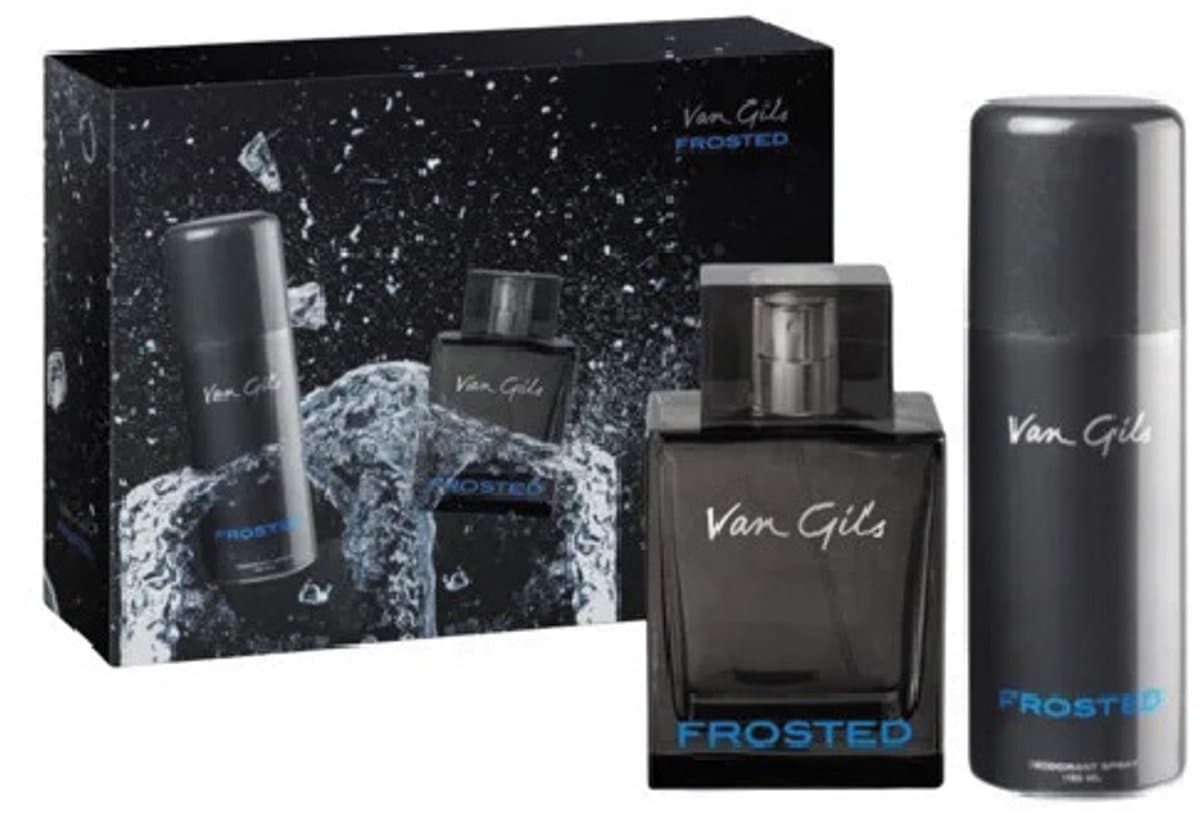Van Gils - Frosted eau de toilette 75 ml + deodorant spray 150 ml - Geschenkset heren (EAN: 8710919137408)