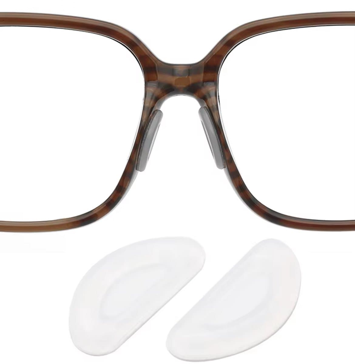 10x Bril Pads | Neuspads Bril Zelfklevend | Silicone Neus Pads | Transparant (EAN: 8721246112952)