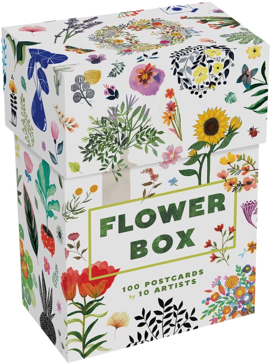 Flower box - 100 postcards by 10 artists - 12 x 17 cm (EAN: 9781616896713)
