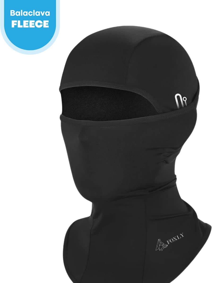 FOXLY® Balaclava met nekwarmer - Balaclava - Gezichtsmasker - Motormasker - Nekwarmer - Zwart - One size - Bril (EAN: 8720589265769): Eerste indruk Comfort en Stijl
