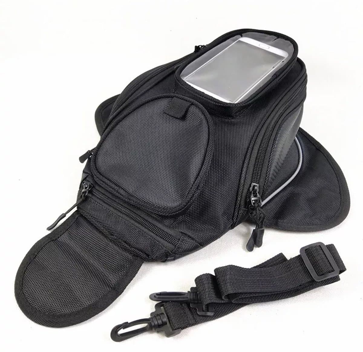 CHIWIN Motorfiets Tanktas - Motorfiets Accessoires - Geschikt voor Dames en Heren - Grote Opbergcapaciteit - Universele Pasvorm - Met Draagriem (EAN: 0699346586165)