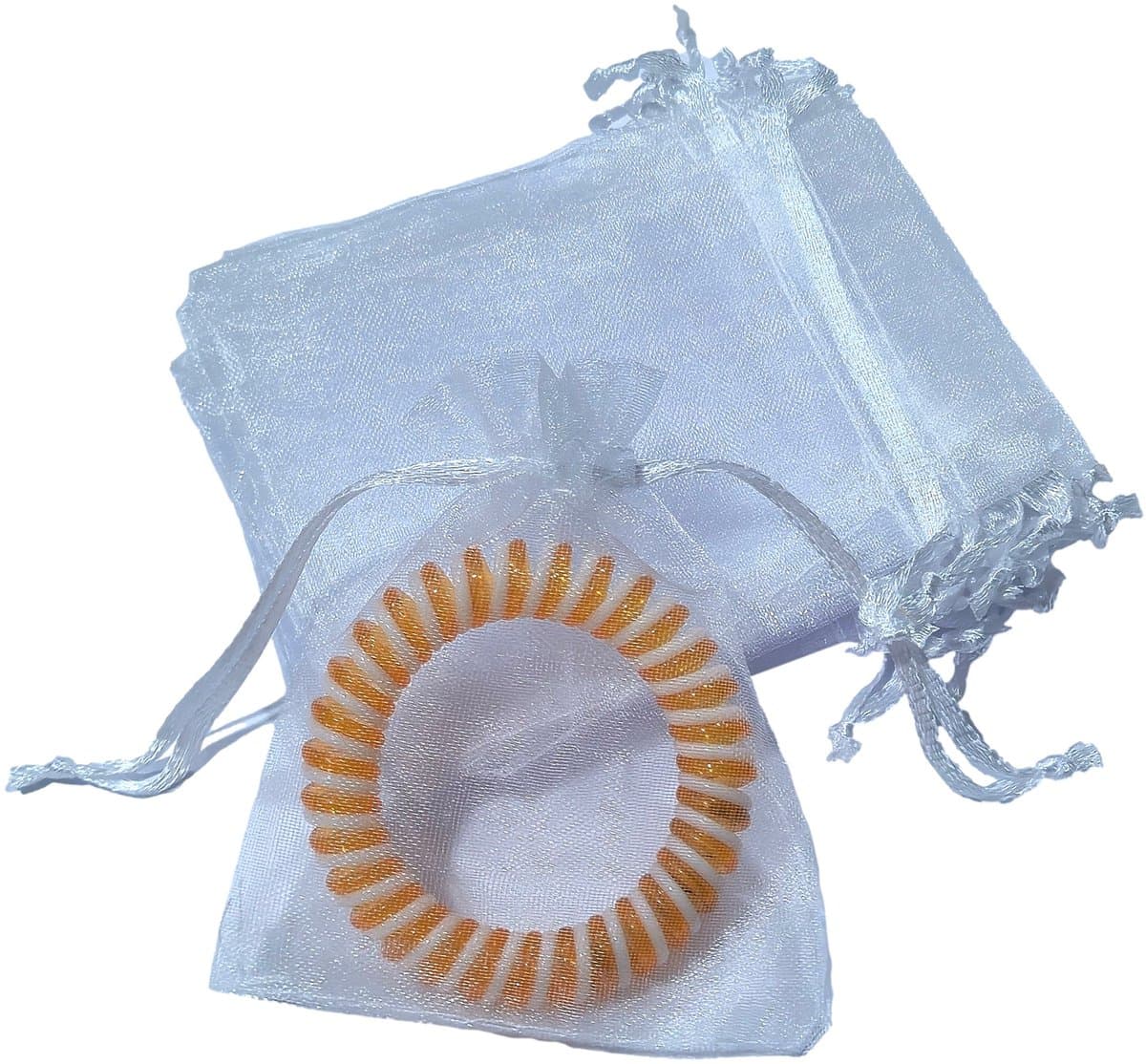 Prigta - Organza Zakjes Wit 7x9 cm - 100 stuks - Kleine Cadeauzakjes - Herbruikbaar - Luxe Organza - Voor Sieraden, Bedankjes & Kerst - Met Satijnen Trekkoord (EAN: 8720682331705): ✨ Eerste indruk Luxe op een kleine schaal