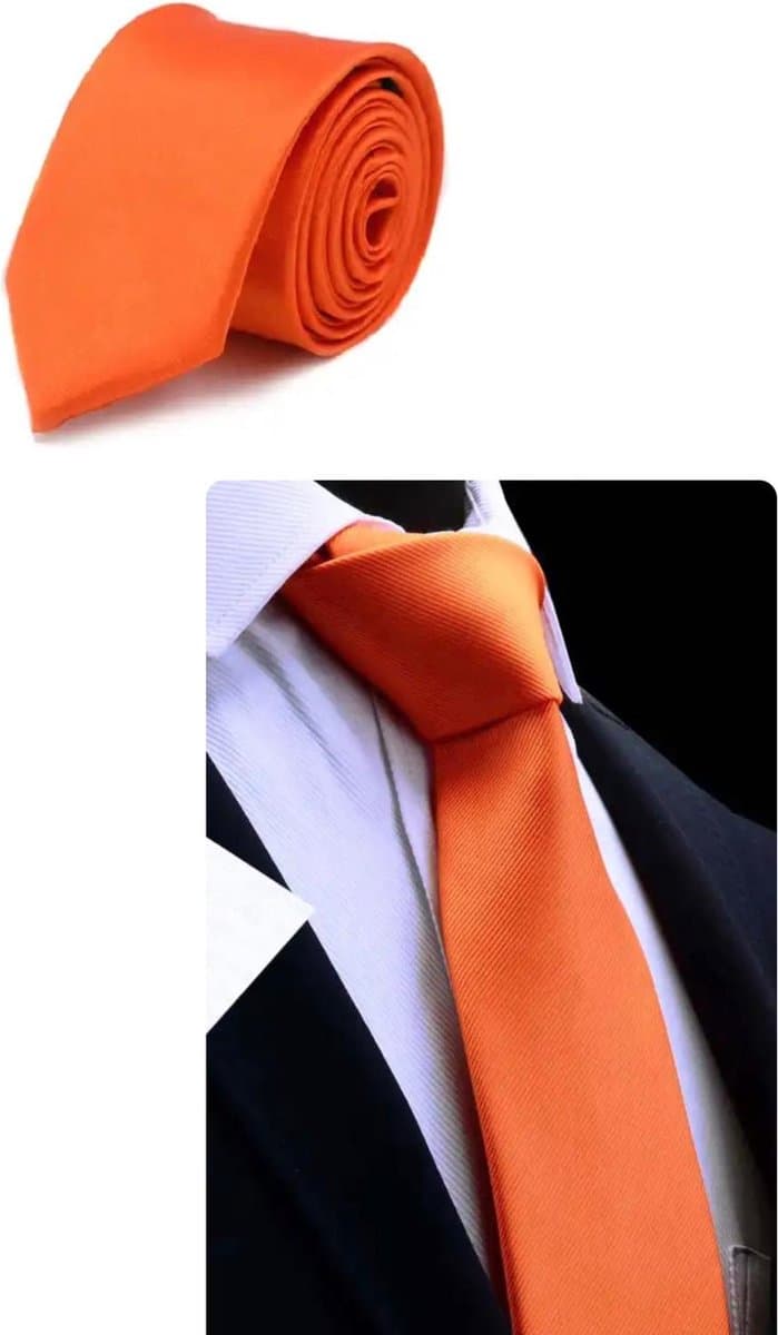 Akyol - Stropdas - oranje stropdas - Koningsdag stropdas -feest oranje -bevrijdingsdag - stropdas oranje -wk - Nederland stropdas - stropdas halloween - Stropdas oranje kleur - koningsspelen - Nederlands elftal (EAN: 8720724422590)