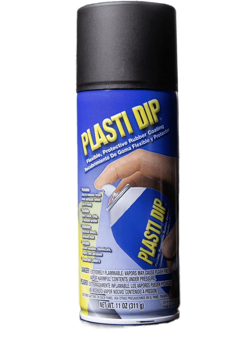 Plasti Dip® Mat zwart Spuitbare Rubbercoating – Afneembare Spray – Krasbestendig & Waterafstotend – Voor Auto, Motor, DIY & Meer – 325 ml (EAN: 0075815112033)